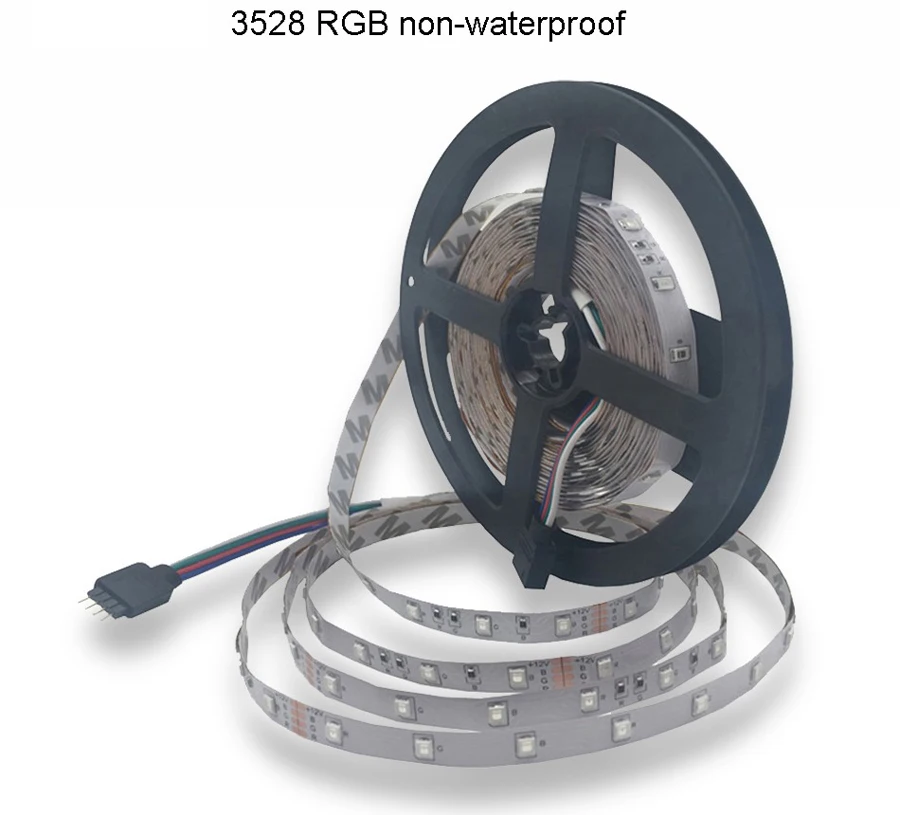 SMD3528 RGB Светодиодные ленты Водонепроницаемые Водонепроницаемый 10/15/20 м LED Клейкие ленты диода лента с 24key ИК контроллер + DC 12 В адаптер питания