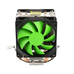 Новый двойной вентилятора гидравлический Процессор охладитель Heatpipe поклонников радиатора для Intel LGA775/1156/1155 AMD AM2/ AM2 +/AM3/AM4 для Pentium