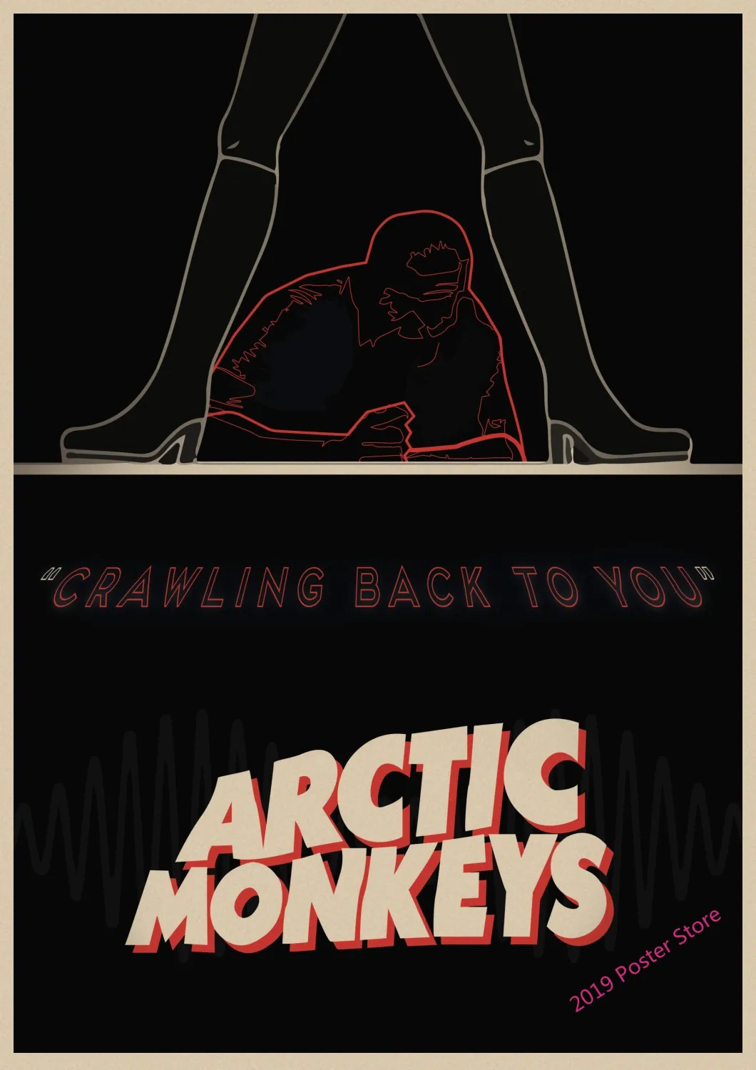 Группа Arctic Monkeys Music Class/rockers Arctic Monkeys ретро крафт-бумага плакат настенный домашний бар плакаты домашний Декор подарок 01