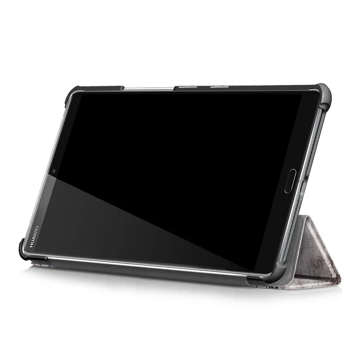 100 шт. PU Стенд чехол для huawei Mediapad M5 8,4 SHT-AL09 SHT-W09 8," Tablet+ Экран протектор