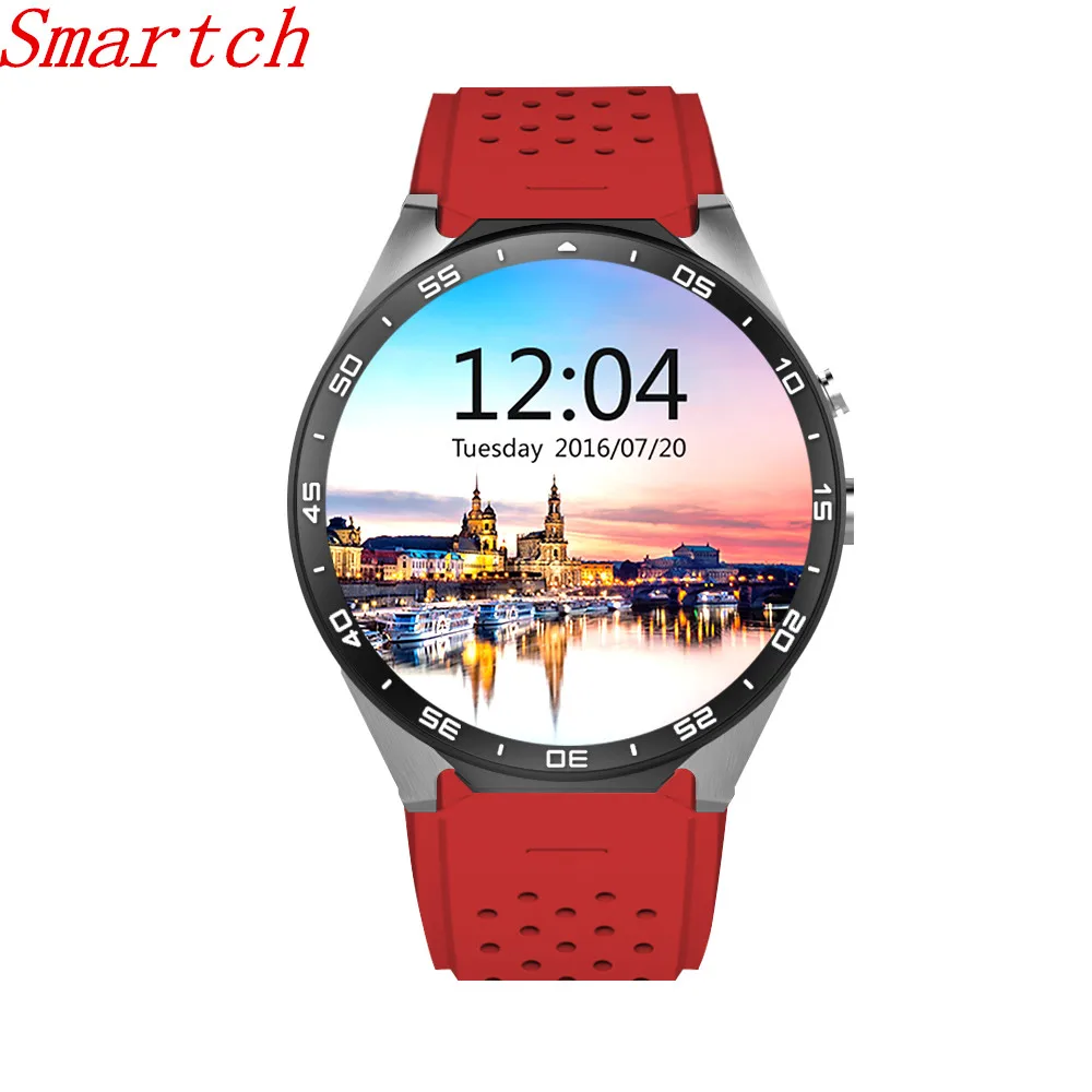 

Smartch KW88 Smart Watch 1.39 Inch MTK6580 Quad Core 1.3GHZ Android 5.1 3G Smartwatch 400mAh 2.0 Mega Pixel Heart Rate Monitor