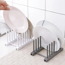 ABS Plastic Kitchen Organizer Accessories Under Sink Bowl Plate Dish Drainer Rack Cover Holder Storage Shelf