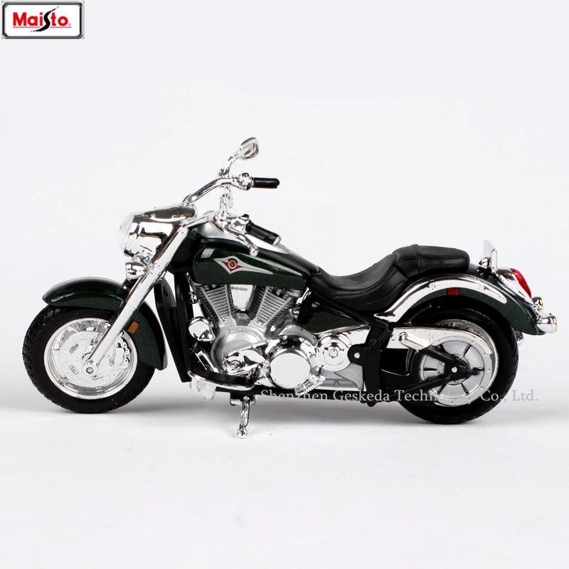 Оригинальная Авторизованная модель мотоцикла Maisto 1:18 Kawasaki Vulcan из сплава игрушечный автомобиль|Наземный