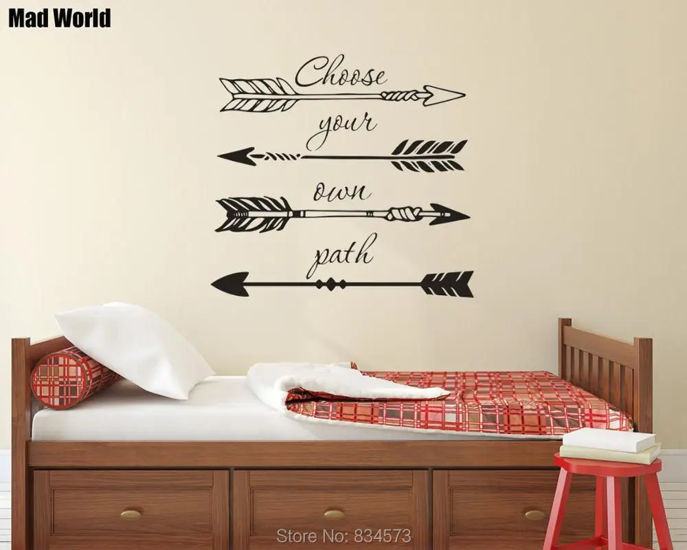 Choose Your Own Path Quotes Arrow Inspirational 56 60w 3