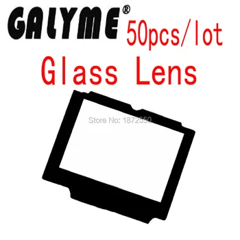 

50pcs/LOT Brand New Glass screen lens LCD Display Screen Lens protective Panel Cover with Adhesive Tape for GBASP GBO DMG Shell