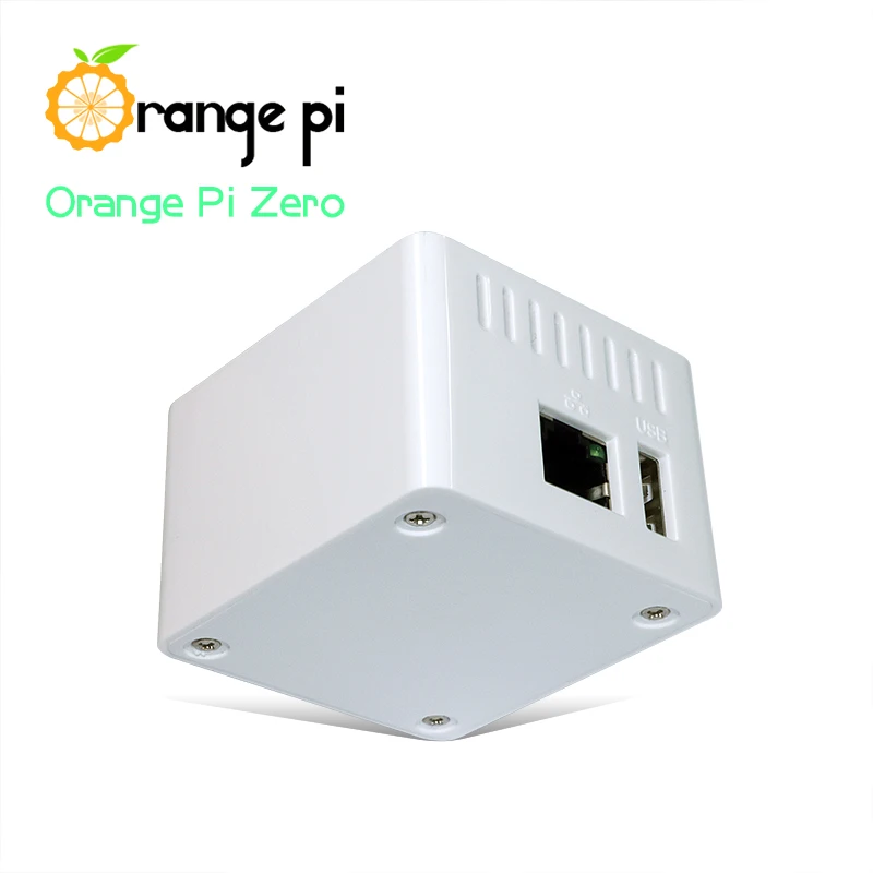 Оранжевый Pi Белый защитный чехол, ABS чехол, подходит только для Orange Pi Zero, не могу удерживать Плата расширения внутри