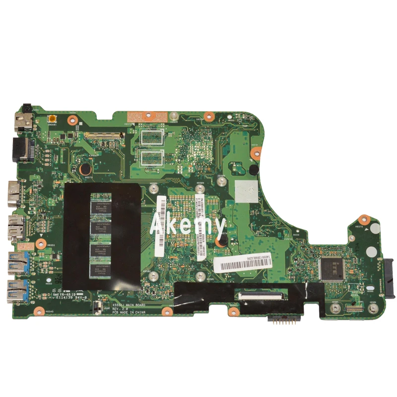 X555UA материнская плата 4 Гб RAM I3/I5/I7 для For Asus X555 X555U X555UV ноутбука плата|Компьютерные