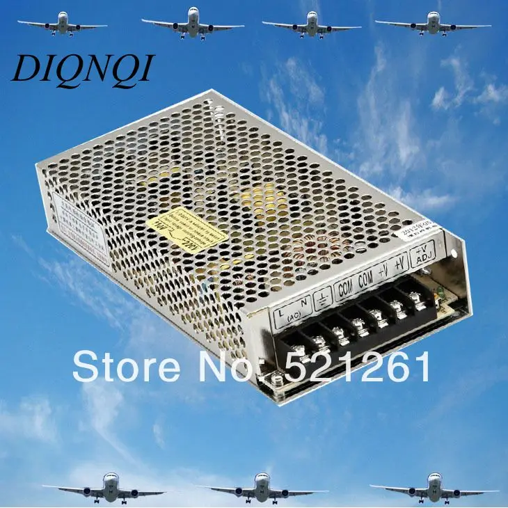 

S-100-7.5 power suply 100W 7.5V 13.6A ac to dc power supply ac dc converter adjustable output voltage