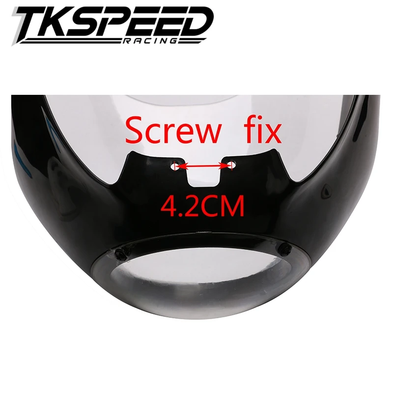 Новое поступление мотоцикл черный 5 3/4 &quotКафе Racer фара обтекатель для Спортстер 883