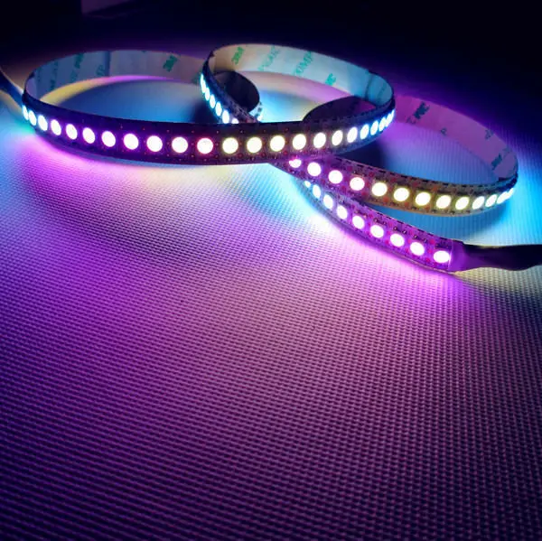1M WS2812B White PCB NP 144 Pixels WS2811 IC built in 144leds m Digital 5050 SMD