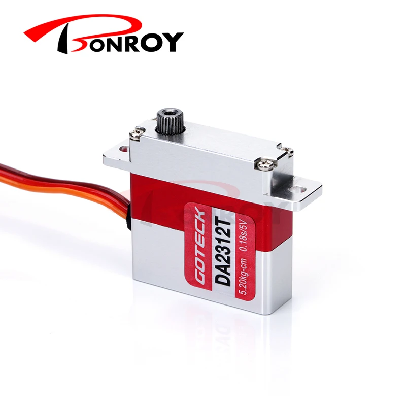 

GOTECK High-end Mini Servo DA2312T Digital Servo with Iron Core Motor