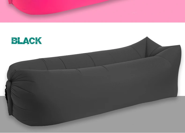 Новейший дизайн спальный мешок ленивый мешок надувной диван ленивый диван пляжная кровать надувной диван шезлонг мешок надувной матрас