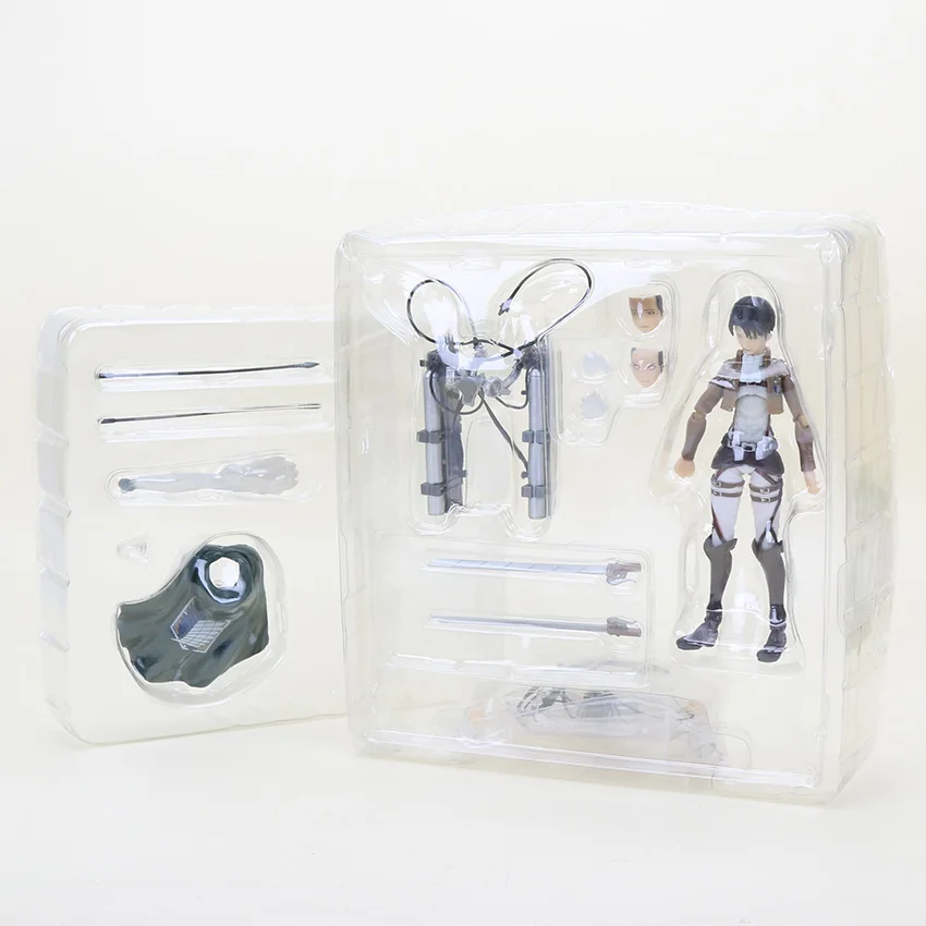 14 см аниме атака на Титанов фигурка Shingeki No Kyojin Mikasa Ackerman 203 Levi Figma 213 Eren 207 Figma ПВХ Модель игрушки