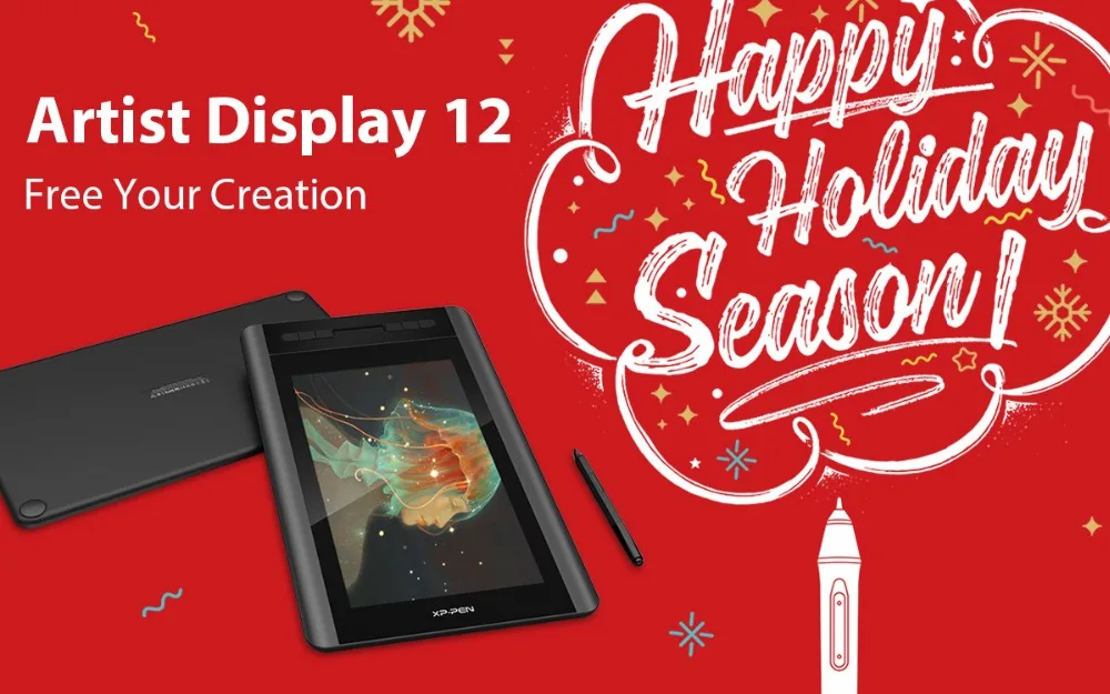 Artist 12 Christmas painting monitor (8)