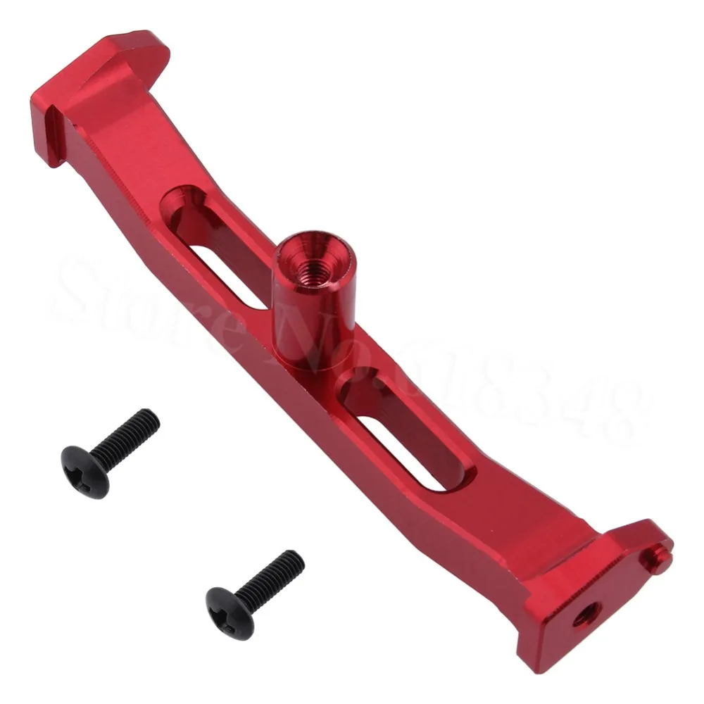 INTEGY CNC Alloy Front-Mid Frame Brace For Axial SCX-10 Dingo, Honcho, JP - Silver - View #10