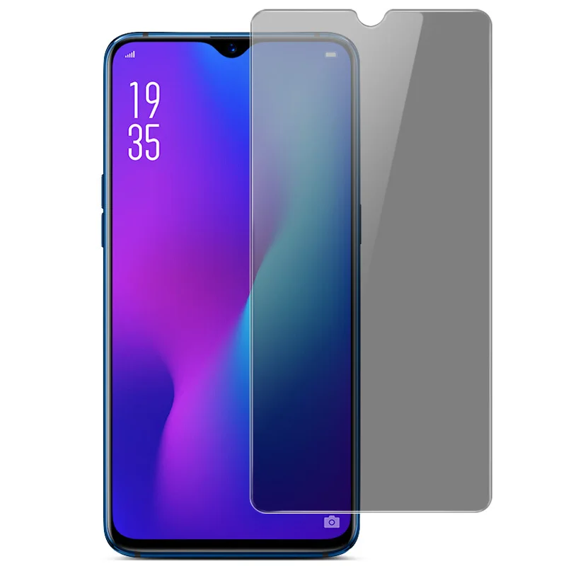 Закаленное стекло EXUNTON для OPPO Realme 3 Pro антишпионская Защитная пленка экрана