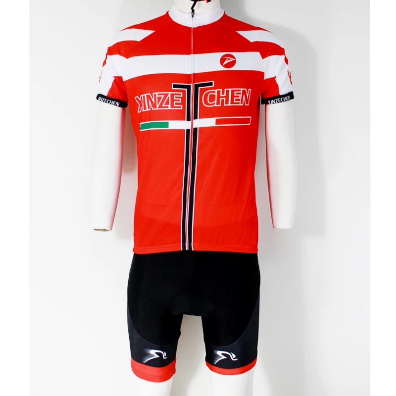 

2016 Man Cycling Jersey Bike Bicycle top Sleeve Red Sportswear Cycling Clothing CD9011
