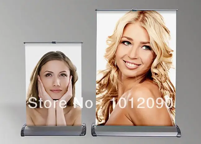 

A3 Retractable Table Top Banner Stand with A3 Size Pull Up Banner
