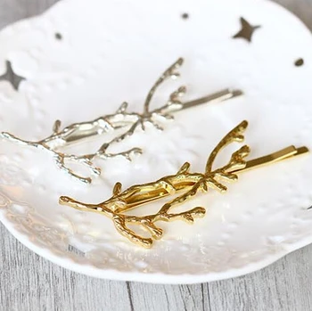 

Timlee H113 Free shipping New Grace Fashion Branch Barrettes Hair Clip hair accessory