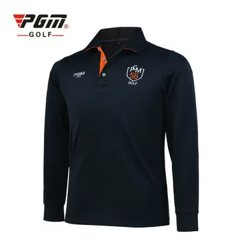 

2018 PGM golf Apparel men's Long sleeved T-shirts Autumn Winter Breathable Quick-drying t shirt for men Sunscreen Absorb sweat