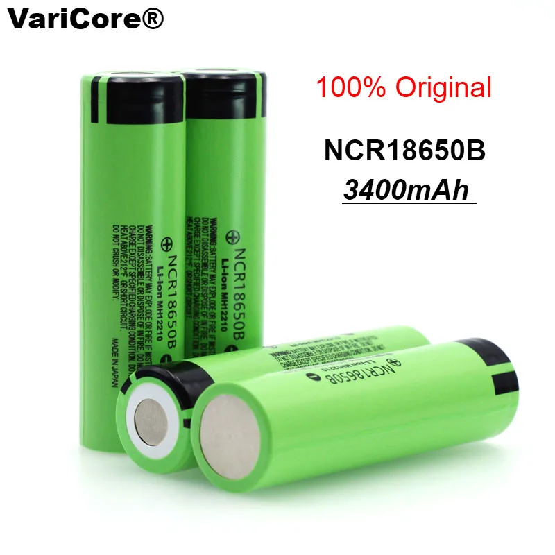 VariCore новый оригинальный 18650 NCR18650B литий ионный аккумулятор 3 7 в 3400 мАч для