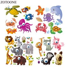 ZOTOONE Утюг На Cuie Наборы Патчей Для Детей Одежда для Детей Футболка Diy Теплообмен Виниловые