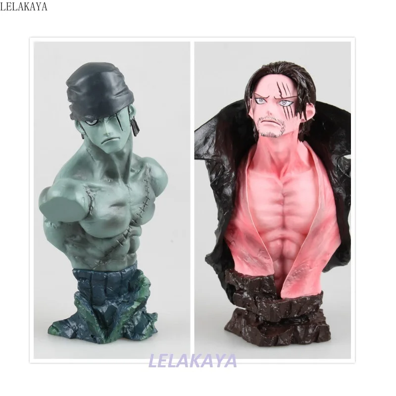 

New Roronoa Zoro Dracule Mihawk Creator Bust Ver Action Figure Anime ONE PIECE PVC Model Collection Dropshipping Brinquedos 15cm