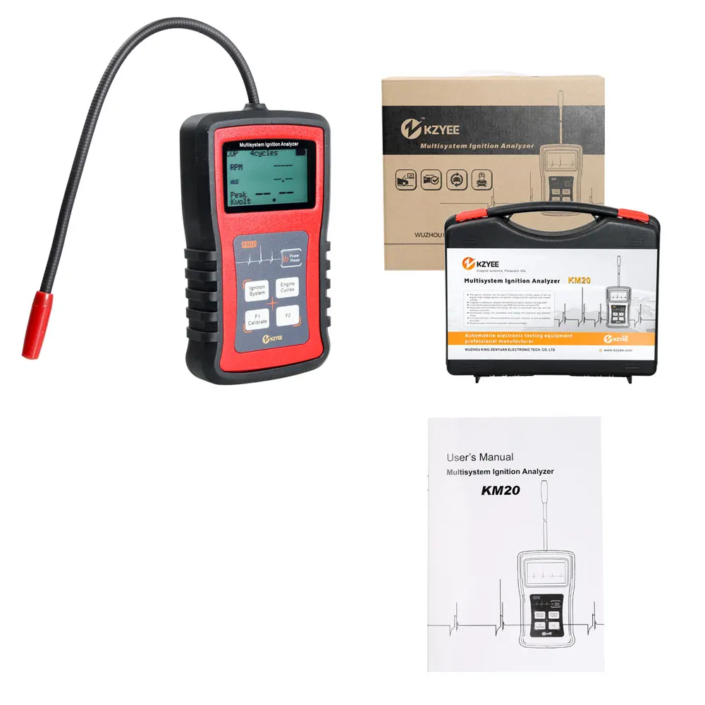 KZYEE KM20 Multisystem Ignition Analyzerin Multimeters & Analyzers