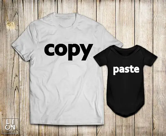 Одинаковая одежда для папы и меня, рубашки для сына, одежда для папы и ребенка, футболка, одинаковые комплекты для семьи, футболки Ctrl C V