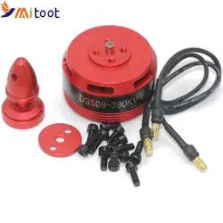 Mitoot D3508 380KV 580KV 700KV двигателя Поддержка 4S для Rc Quadcopter mulcicopter самолета 15x5 1447 1555 опора