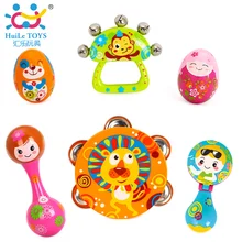 Free Shipping Children font b Musical b font Instruments Toy Set Timbrel Maracas Sand Eggs Shaker