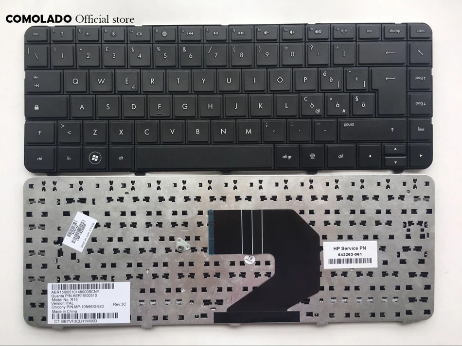 

IT Italian keyboard For HP R15 CQ43 G4-1000 G6-1000 CQ58 CQ430 CQ431 CQ635 laptop keyboard IT Layout