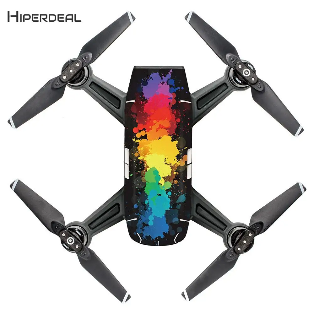 

Camera Drone Decals For DJI Spark Mini Drone Carbon Fiber Waterproof Decal Skins Wrap Sticker Body Protector Accessories QIY27