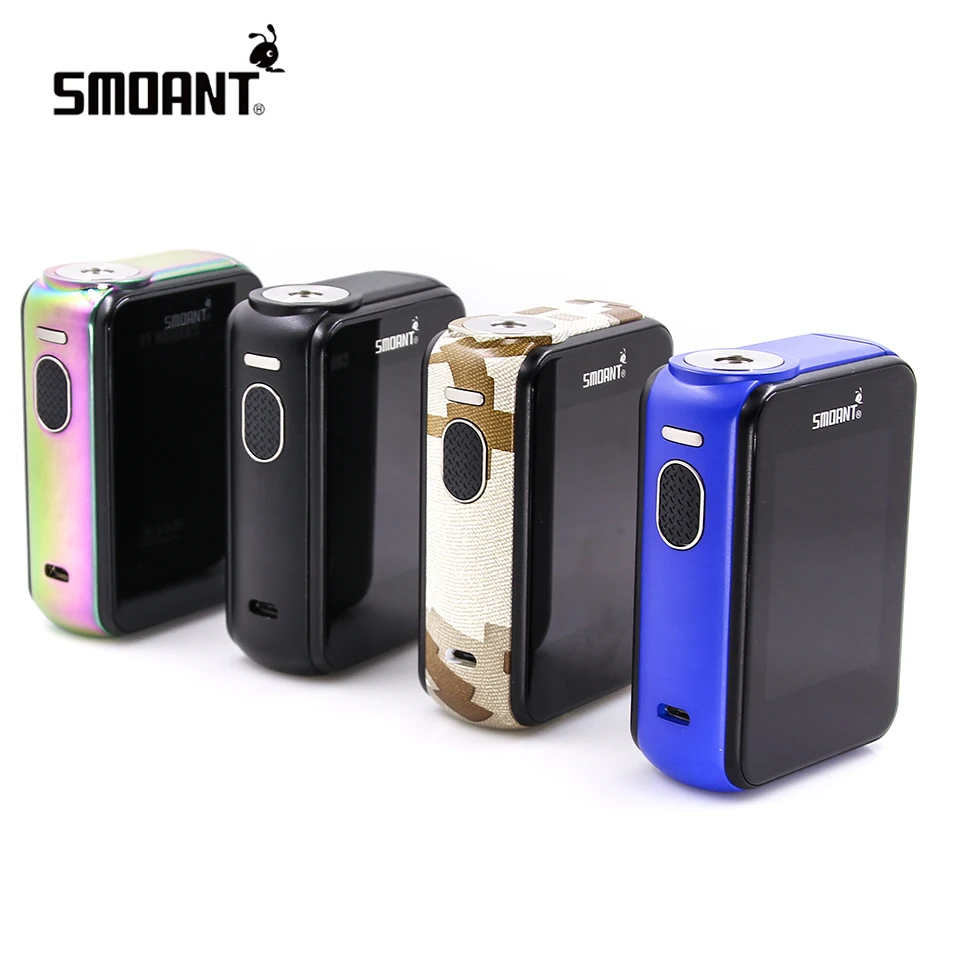 

Original Smoant Charon TS 218w Touch Screen Box Mod charon ts 218 electronic cigarette vape mod 510 thread for RTA RDA RDTA