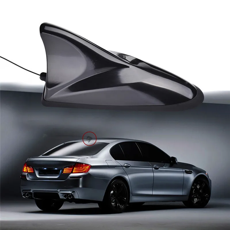 

Car Radio Antenna Universal Car Shark Antenna DVB-T DVB-T2 ATSC ISDB Digital TV Box SMA Plug Antenna