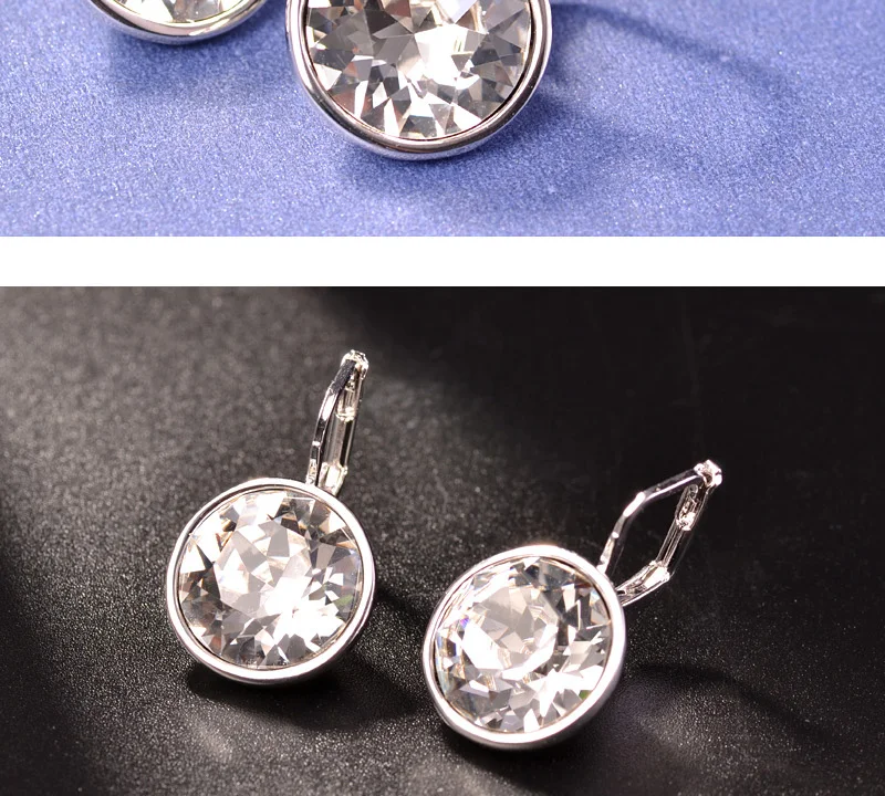 Трендовые Стильные Классические серьги-капли с кристаллами Swarovski для женщин, Элегантные Серьги Brincos Pendientes, новые серьги, модное ювелирное изделие