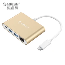 ORICO Aluminum HUB Type-C to Type-A / Type-C / HDMI Converter Support PD Multi Function Laptop Station for MACbook PC
