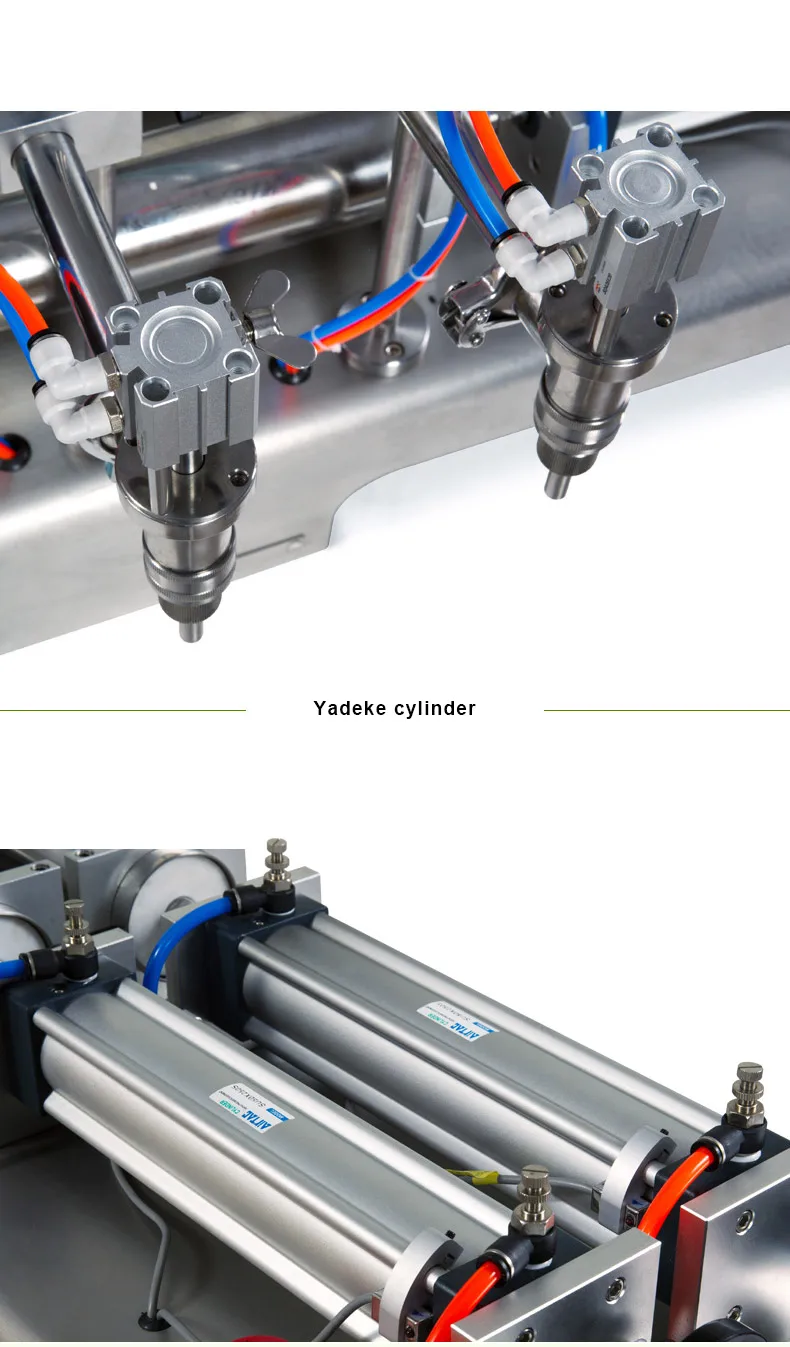 10-1000 мл Электрический пневматический цилиндр головка машина для наполнения жидкостью шампунь гель Вода Вино Молоко Кофе Машина Для