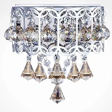 

2015 the new Modern crystal wall sconce LED crystal wall lamp The bedroom wall lamp Contains LED bulb free shipping