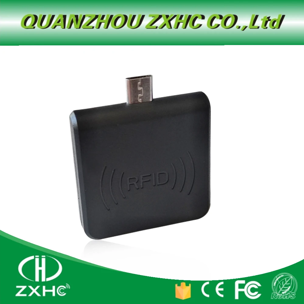 Портативный 125 кГц TK4100/EM4100/EM4200 RFID считыватель Android Mirco USB для эмуляции клавиатуры