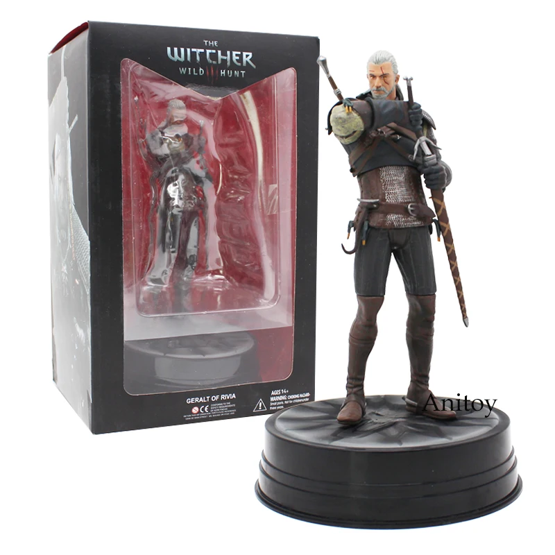 

The Witcher 3 Wild Hunt Geralt of rivia PVC Action Collective Figure Model Toy With retail box 20.5cm