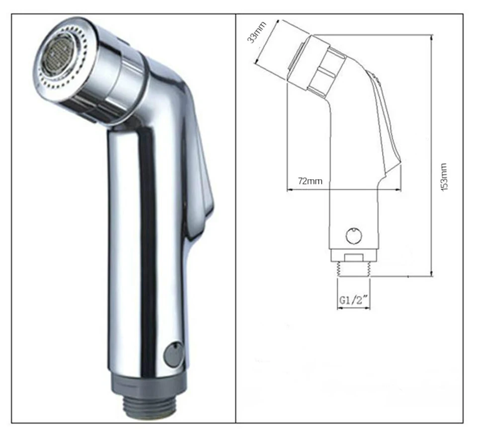 Современный ABS хром Ванная комната двойной режим Туалет Биде ручки Портативный Биде опрыскиватель Shattaf туалет душ спрей и шланг для биде