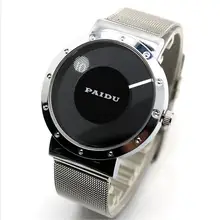 Haute qualité En Acier Inoxydable Hommes Analogique Résistant À L’eau Montre Bande Montres sport Homme Montre De Mode Montre-Bracelet