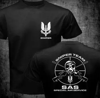 

2019 New Summer Men Hot Sale Fashion T-SHIRT SAS SNIPERS TEAM SECRET SERVICE T-Shirt