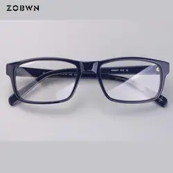 Темно-синий квадратные очки для masculino деловой человек оправа для очков в стиле ретро оптический рецепт оправы для глаз прямоугольник gafas
