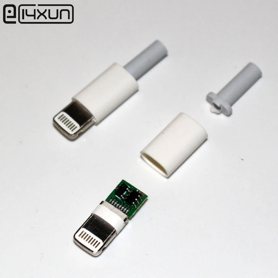 

2sets Welding Type 8Pin Male Plug USB Connector Adapter Converter for iphone 5 5s 6 6s plus