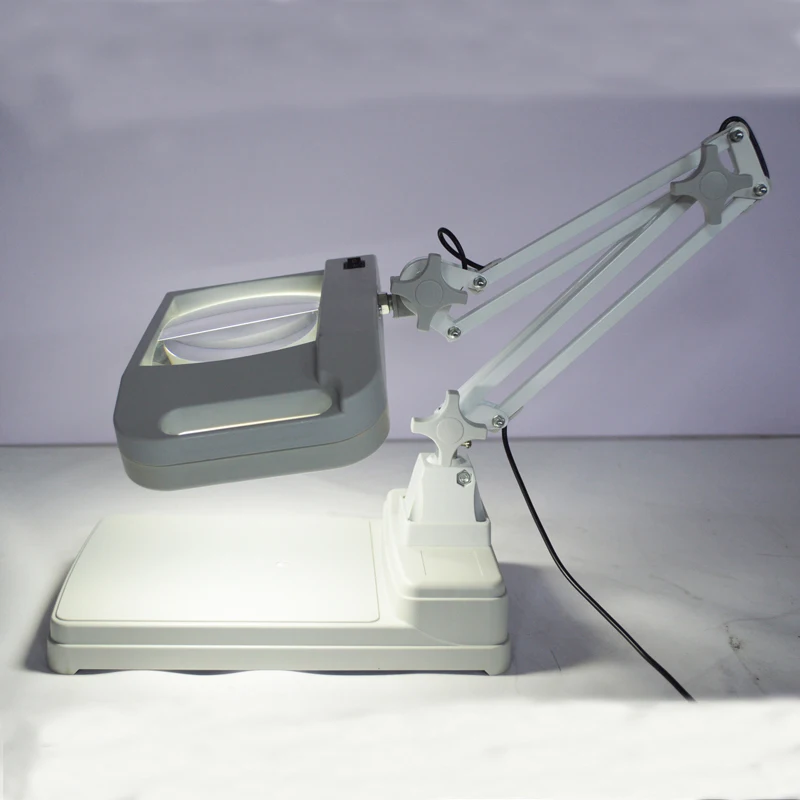 Настольная лампа с крестообразным держателем 110 В 5 шт.|loupe glass|light loupeled magnifier |