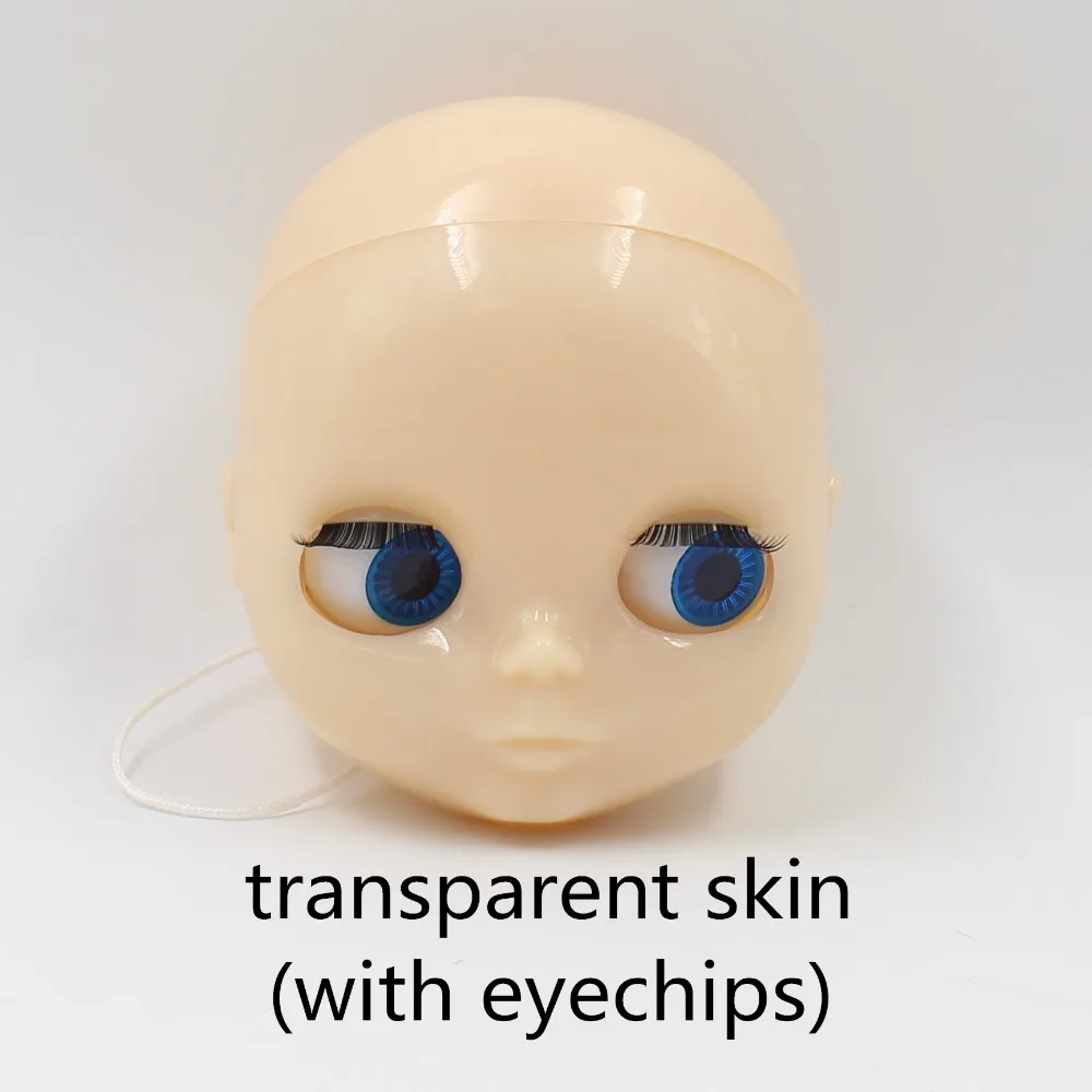 Neo Blythe Doll Different Color Shade Bald Head 6