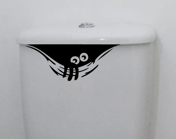 Cartoon 3D waterproof car wall stickers funny toilet stickers WC living room bathroom bedroom vinyl pvc wall decoration vinyl stickers,toilet stickers,toilet wall stickers