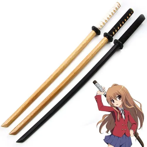 Toradora aikaka Taiga деревянный меч оружие для аниме шоу и рождественские